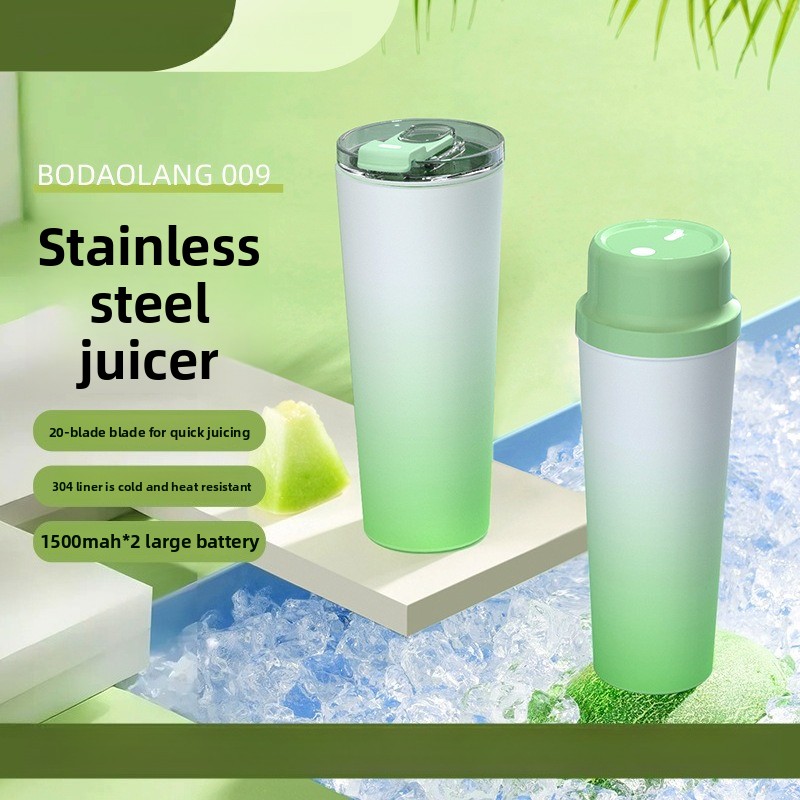 Juicer Electric Portable Mini Direct Drinking 009 Water Cup Outdoor Multifunctional Small Wireless Fruit And Vegetable Juicing Cup_voghion.com