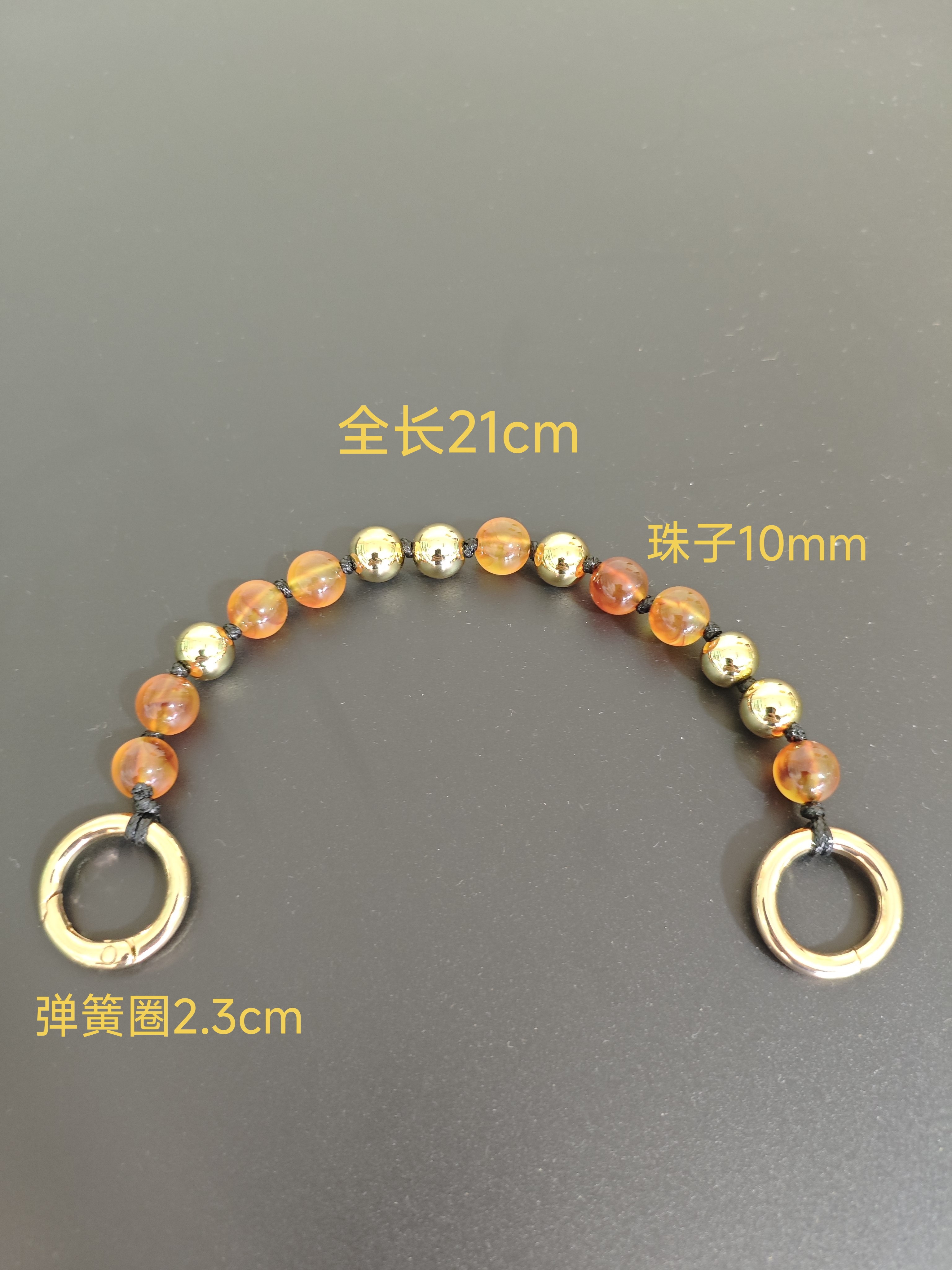 2026 New Chain Handle Bracelet Bag Handbag Fresh Retro DIY Handmade Bead Decoration Wholesale Monk Head