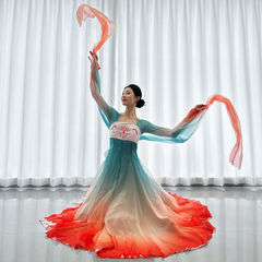 楓彩古典舞踊長安三万里国風舞踊服逸仙気漢服中国風古典演出服