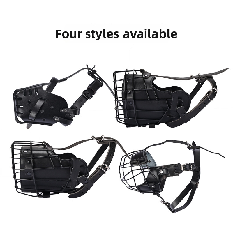 Dog Muzzle Training Supplies Anti Bite Pet Equipment For German Shepherd Muzzle Protector_voghion.com