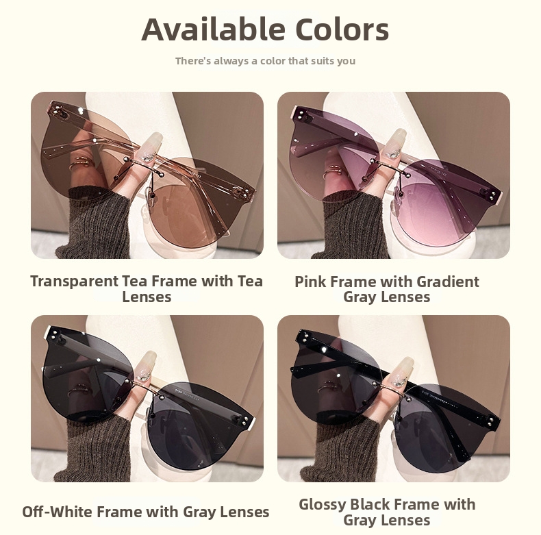 Ovale Oversize Herrensonnenbrille Mit Gradient Uv-schutz_voghion.com