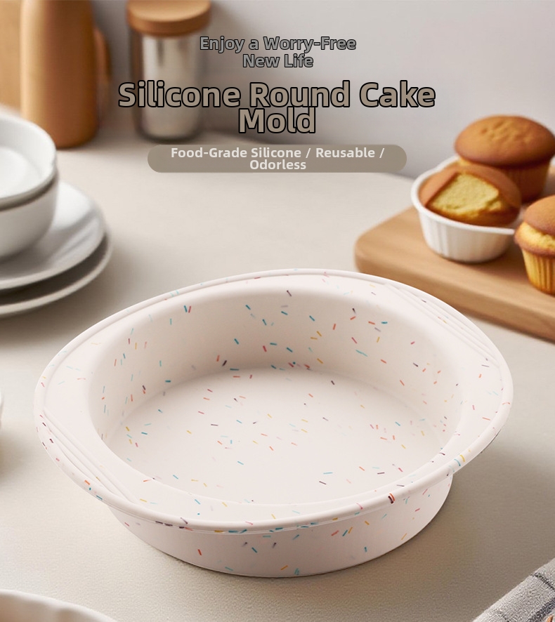 Silikone kageform til mousse og bagning - rund form_voghion.com