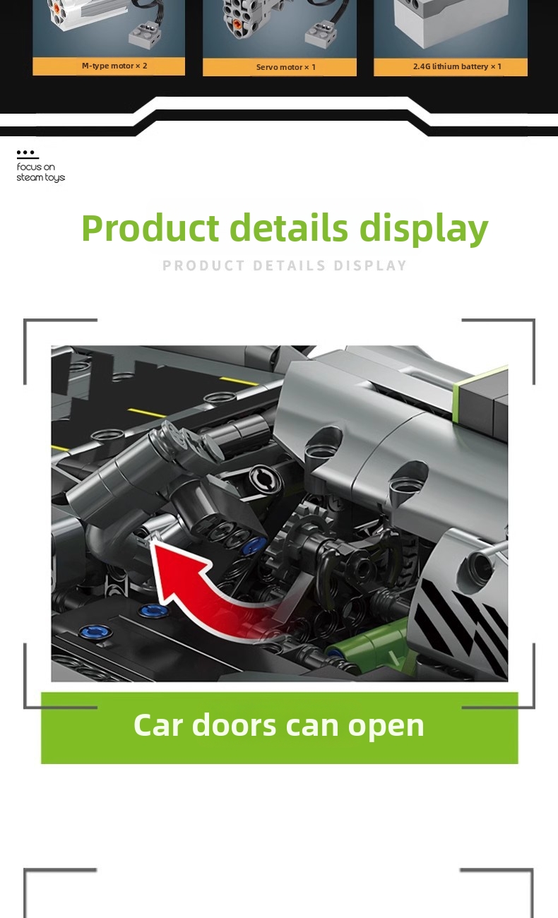 Kompatibles Darth Vader Apollo Supercar Cyber ​​Rambo ferngesteuertes Rennauto-Bausatz-Modellspielzeug_voghion.com