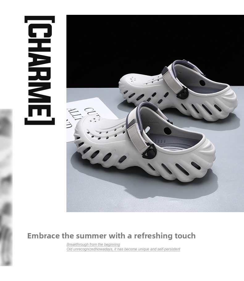 Herren Clogs Für Den Sommer Mit Dicker Sohle Und Rutschfest_voghion.com