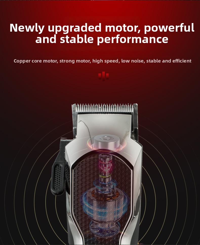 Máquina de cortar cabelo elétrica vgr gradiente potente set_voghion.com