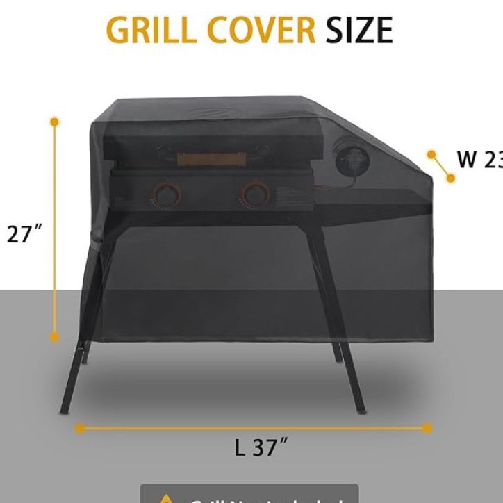 600D防水烤炉罩户外牛津布烧烤架罩防尘BBQ Cover temu|undefined