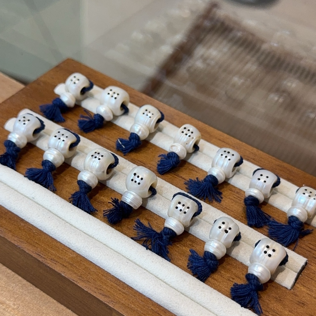 Xizang-style natural pearl bead connectors for DIY handmade jewelry, bracelets, necklaces, and fashion accessories
