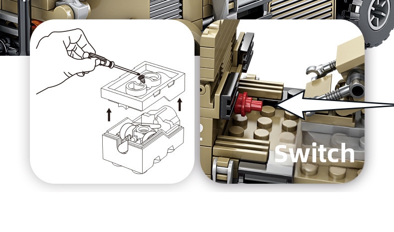 Educational Building Block Models Compatible With Military Aircraft Carrier Tank Airplane Destroyer Small Particle Toy For Kids_voghion.com