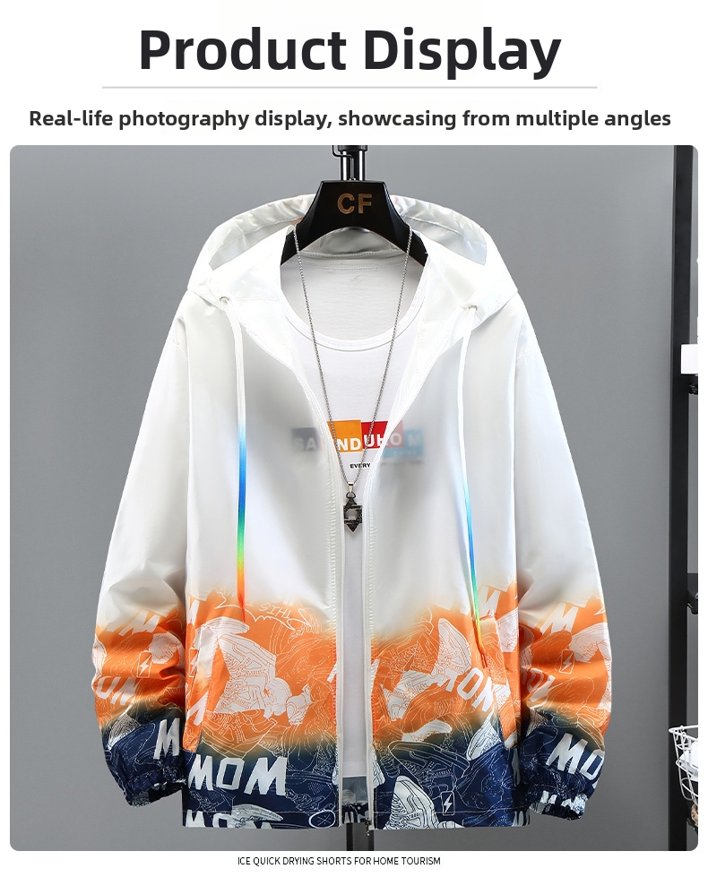 Men's Lightweight Upf Jacket For Summer Outdoor Activities And Sport_voghion.com