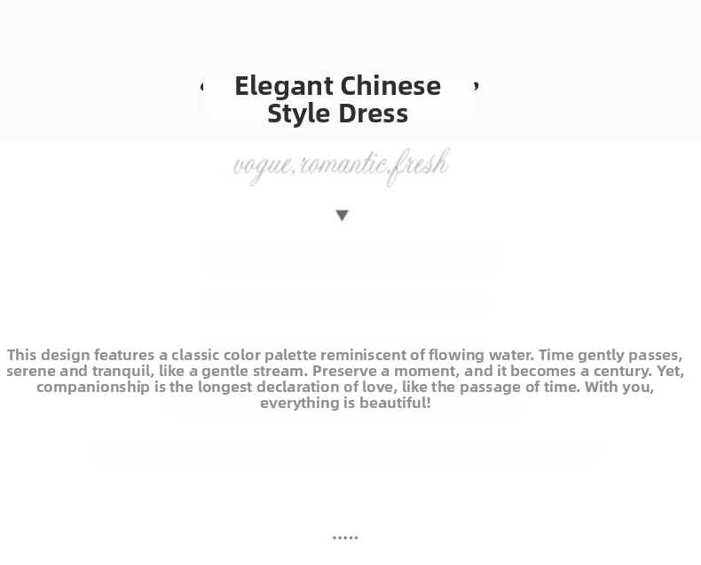 Elegant Floral Halter Neck Cheongsam Dress For Engagement Party, Banquet, And Bride's Homecoming_ecoleips.com