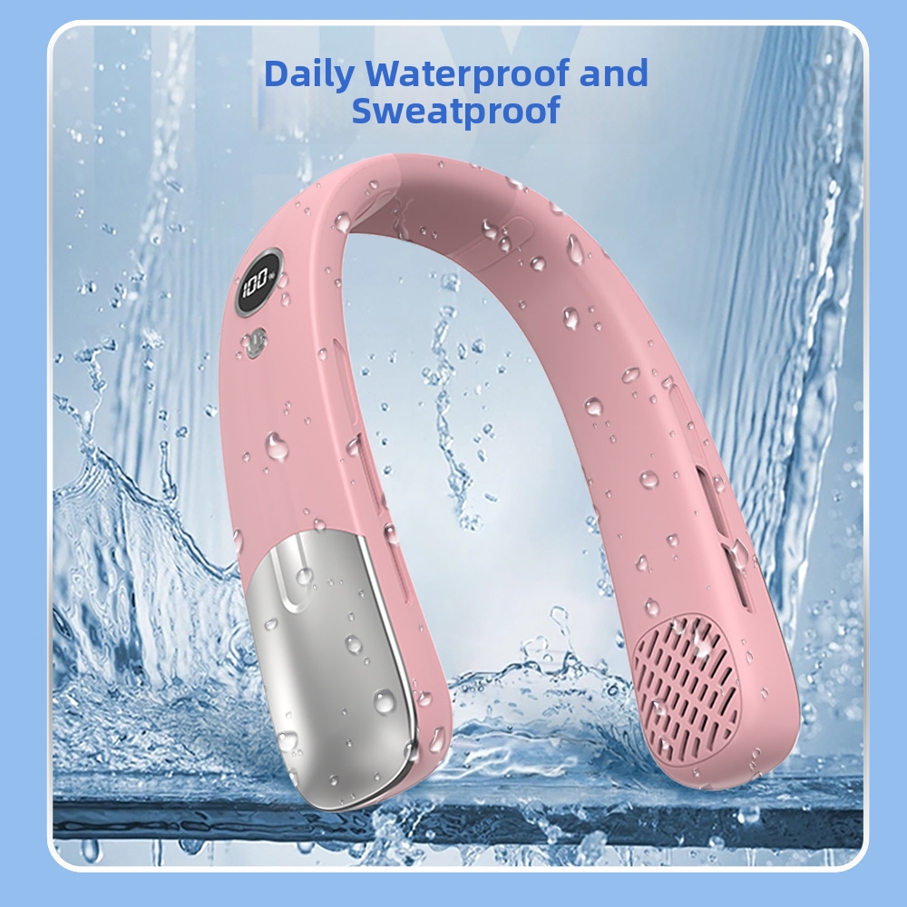 Bladeless Neck Fan Portable High Speed Cooling Personal Fan_voghion.com