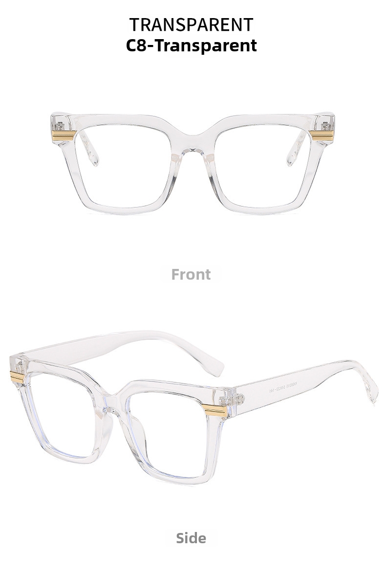 Blue Light Blocking Glasses For Men Square Frame Trendy Design_voghion.com
