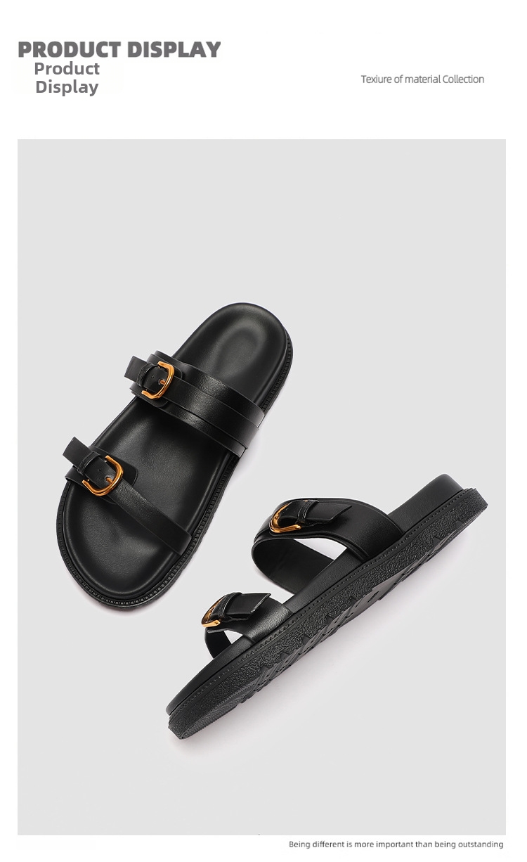 Women's Fairy like Style Strappy Sandals Fashionable Versatile Platform Roman Sandals for Outdoor Wear Summer 2024 New Arrival_vogvips.com