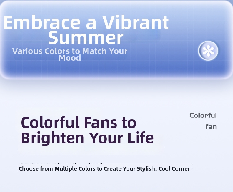 Usb Rechargeable Air Circulation Fan With Digital Display Wall Mount_voghion.com