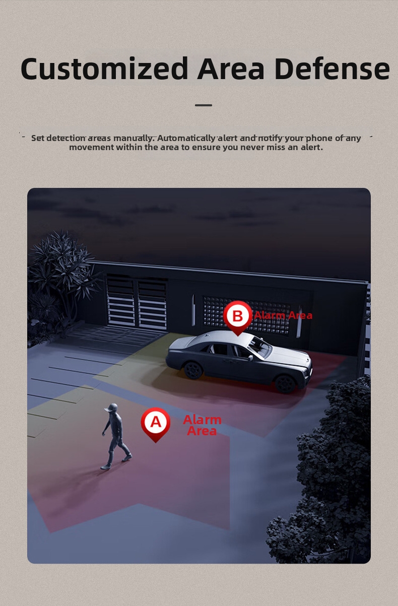 Smart Wifi Camera Hd Security Home Surveillance With Night Vision_voghion.com