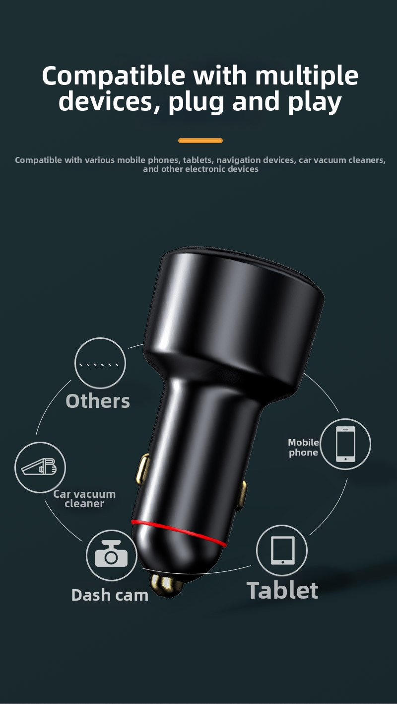 Kfz-ladegerät Mit Schnellladefunktion Pd 100w Handy Autoadapter_voghion.com
