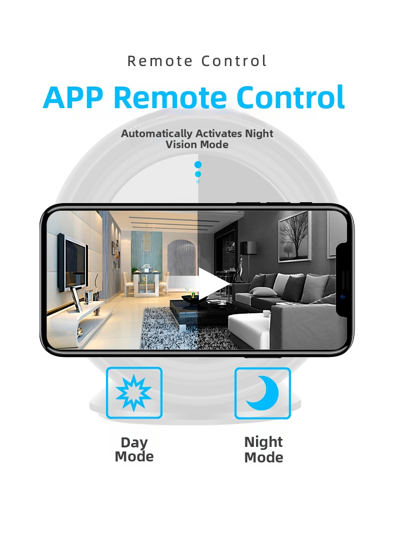 Telecamera di sicurezza wifi wireless per interni ed esterni_voghion.com
