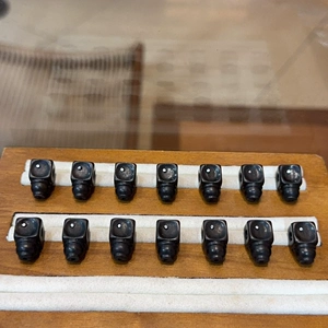 Ebony Inlaid Three-Way Connectors Semi-Finished Accessories for Handmade DIY Crafts, Bracelets, Necklaces, Spacer Beads, Fashion Accessories