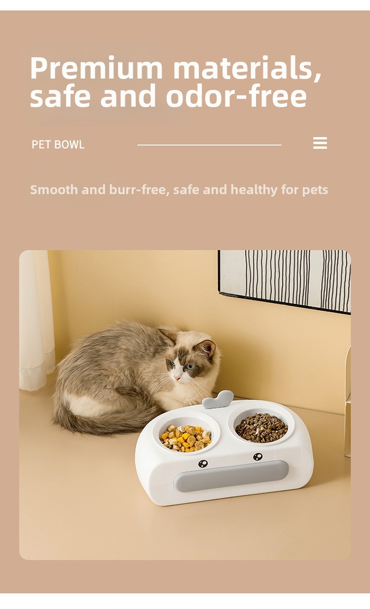 Doppelnapf Für Katzen Mit Automatischem Wasserspender_voghion.com