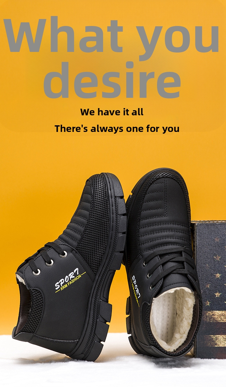 Vīriešu old beijing silti auduma apavi ar flīsa oderi augsti_voghion.com