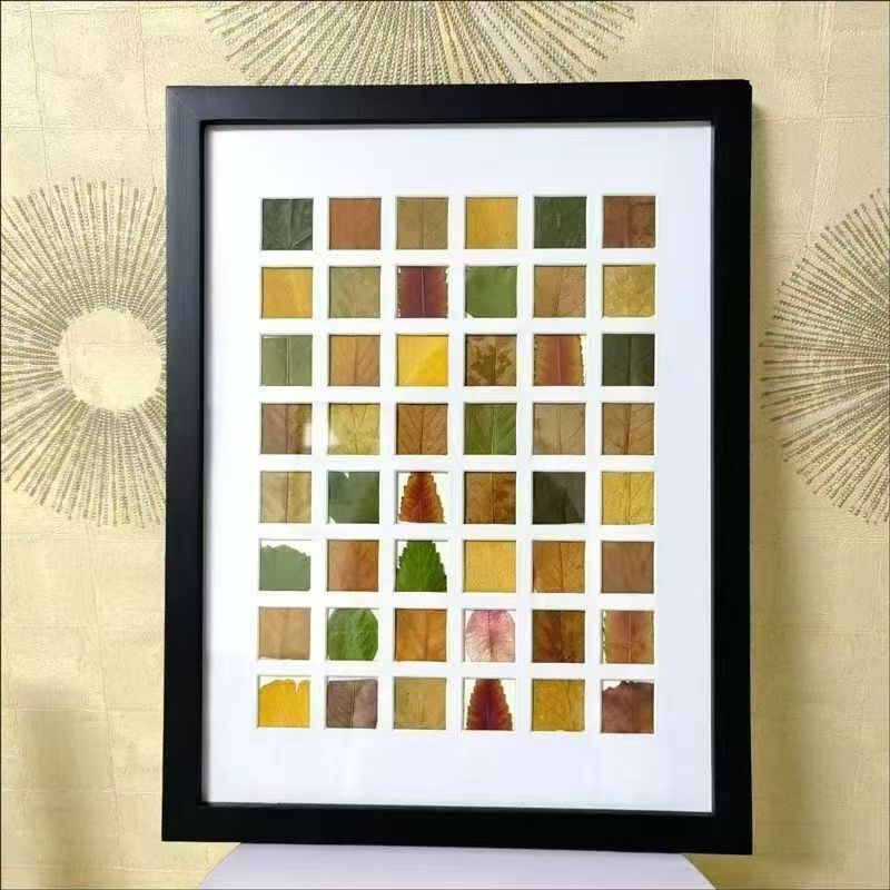 Factory Wholesale 48-Grid Wooden Photo Frame with Multi-Hole Design and Cardboard Backing Factory Wholesale 48-Grid Wooden Photo Frame with Multi-Hole Design and Cardboard Backing