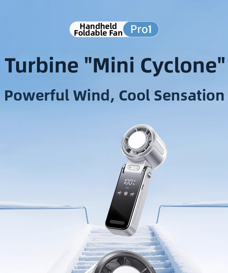 Tragbarer Handventilator Klappbar Mit Turbine Für Den Haushalt_voghion.com