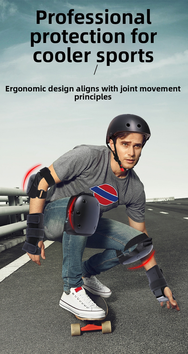 Casque de protection et genouillères pour skateboard et roller_voghion.com