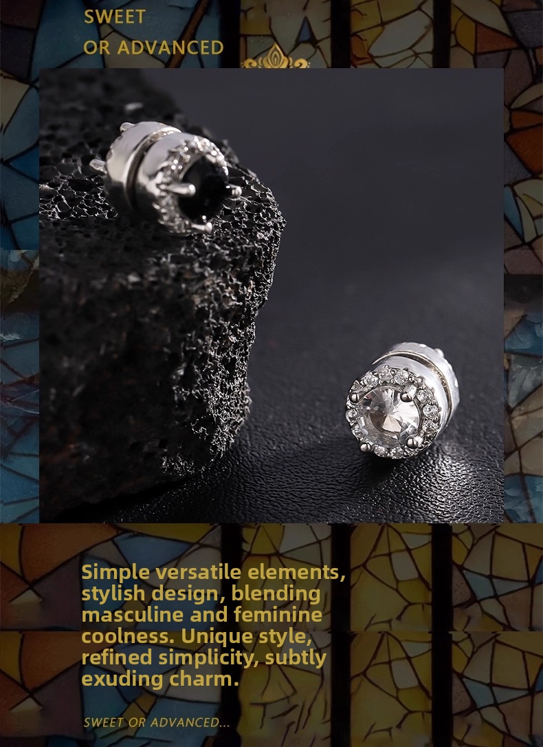 Magnetische Clip-ohrringe Mit Diamantbesatz Modeschmuck_voghion.com