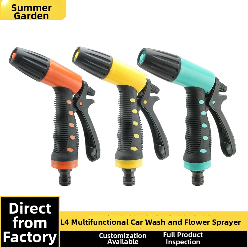 High Pressure Water Sprayer For Gardening Landscaping Car Wash Household Portable Adjustable Nozzle Garden Tool_voghion.com