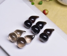 天然茶晶葫芦吊坠17*30福禄挂件车挂饰品批发精品热卖推荐特价