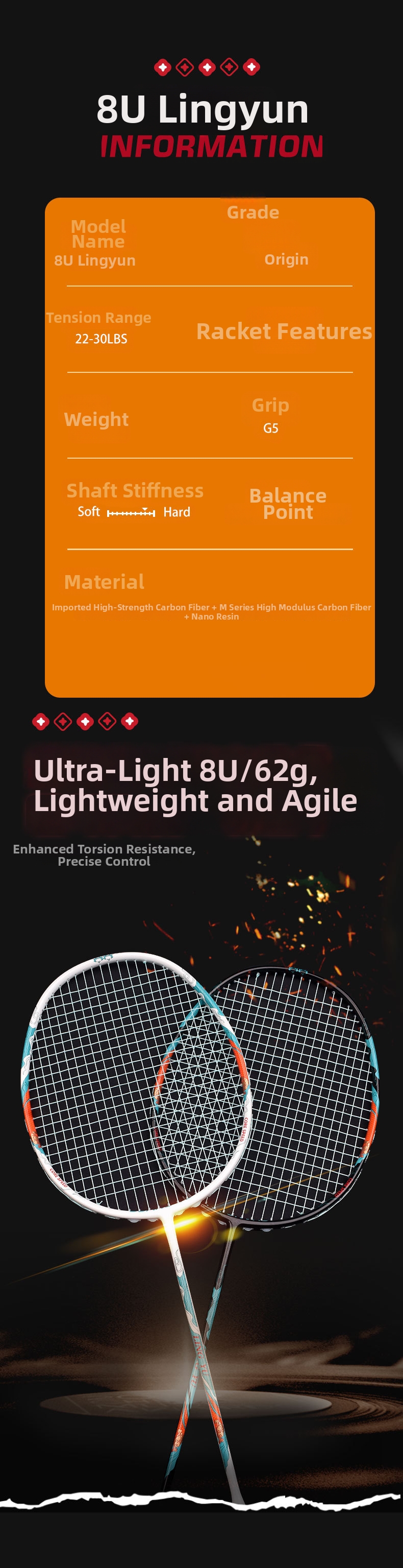 Ultralätt badmintonracket i kolfiber för vuxna_voghion.com