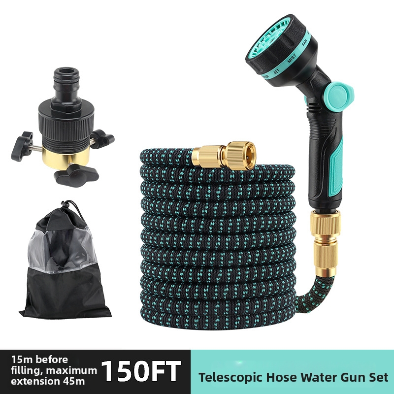 Mangueira de água extensível para jardim, pistola de lavagem de carros de alta pressão, aspersor mágico para uso doméstico, rega de flores e paisagismo._voghion.com