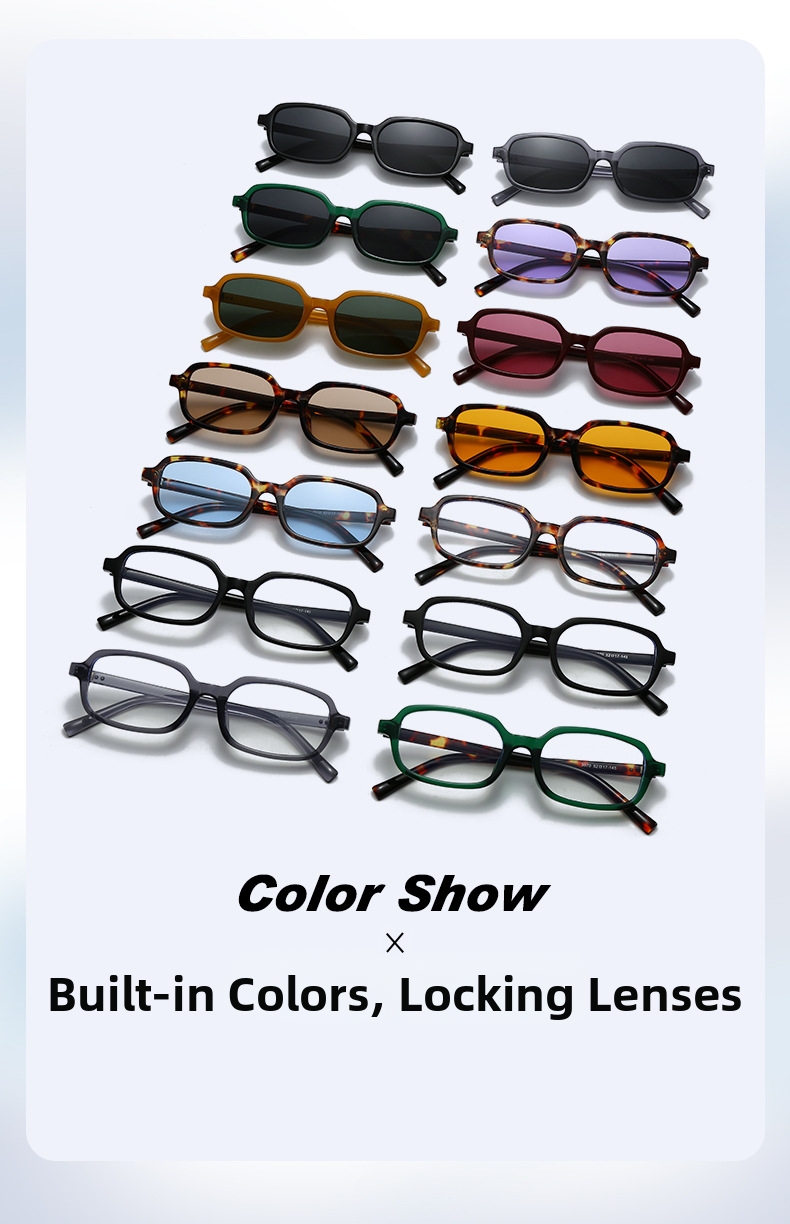 Trendy Women's Sunglasses Square Studded Retro Unique Versatile_voghion.com