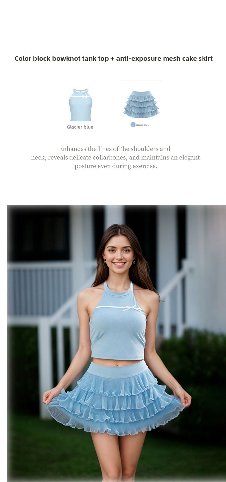 Women's padded halter tennis top
