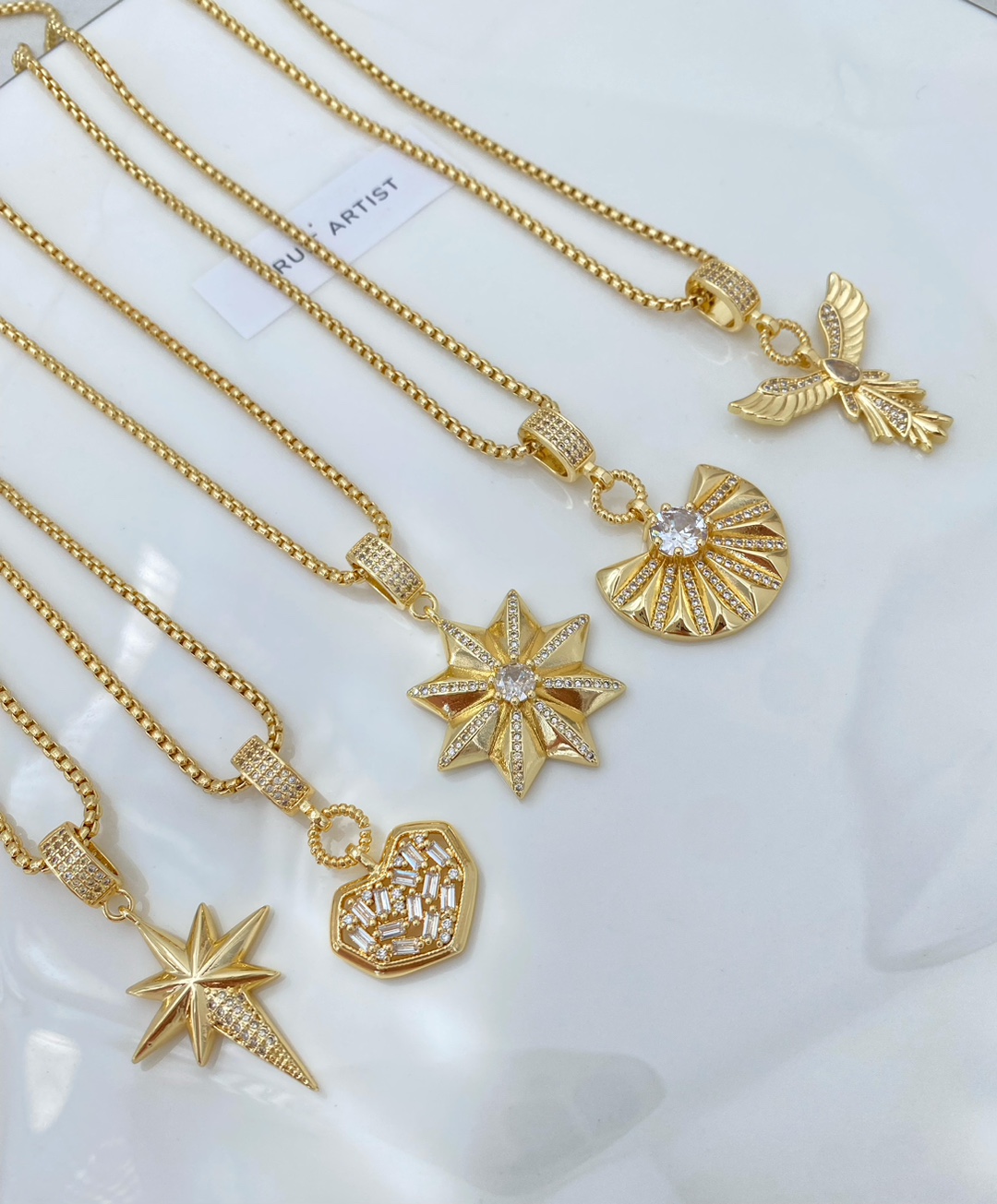 12g Weight Pendant, Chain Jewelry Making Type Copper Chain Material 1 Piece Quantity Holiday, Daily, Selfie Occasion Copper Material Geometric Pattern Unisex Gender Plating Design Casual, Elegant, Lady Style 1 Piece Copper Geometric Pendant Chain 无