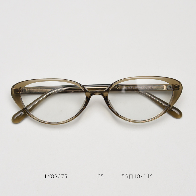 Retro Cat Eye Glasses Frames For Women Acetate Artistic Style_voghion.com