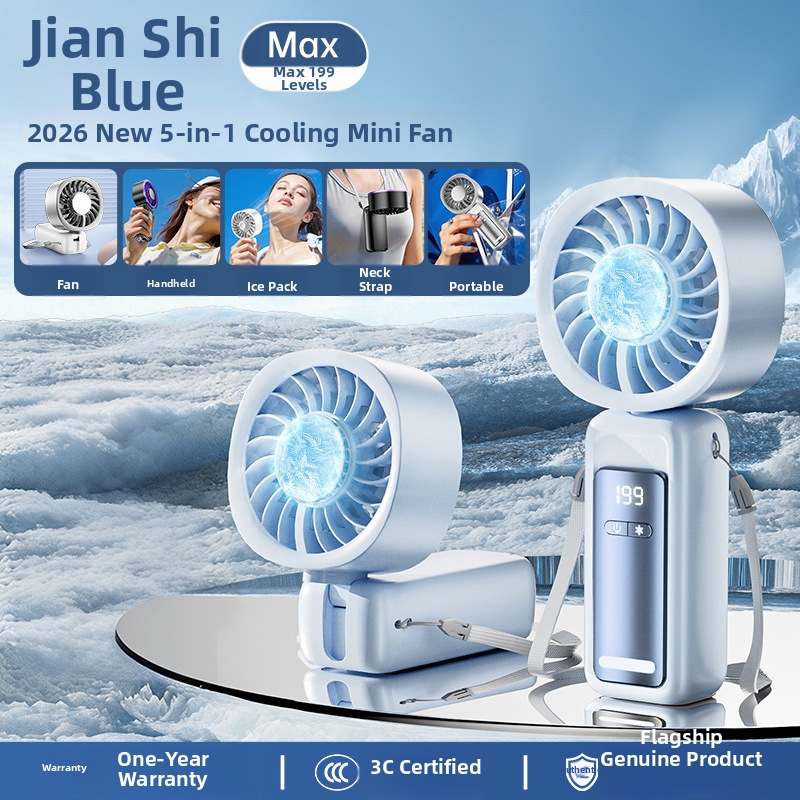 Portable Handheld Cooling Fan High Speed Desktop Semiconductor Turbine Mini USB Fan For Home And Office Use_voghion.com