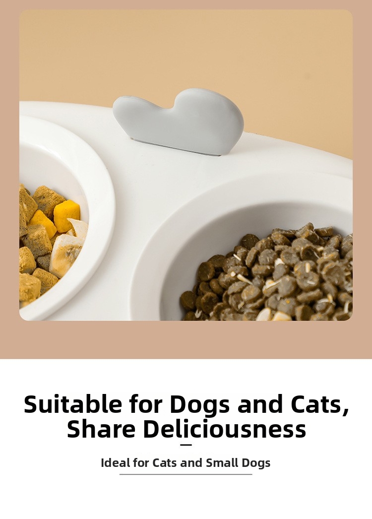 Doppelnapf Für Katzen Mit Automatischem Wasserspender_voghion.com