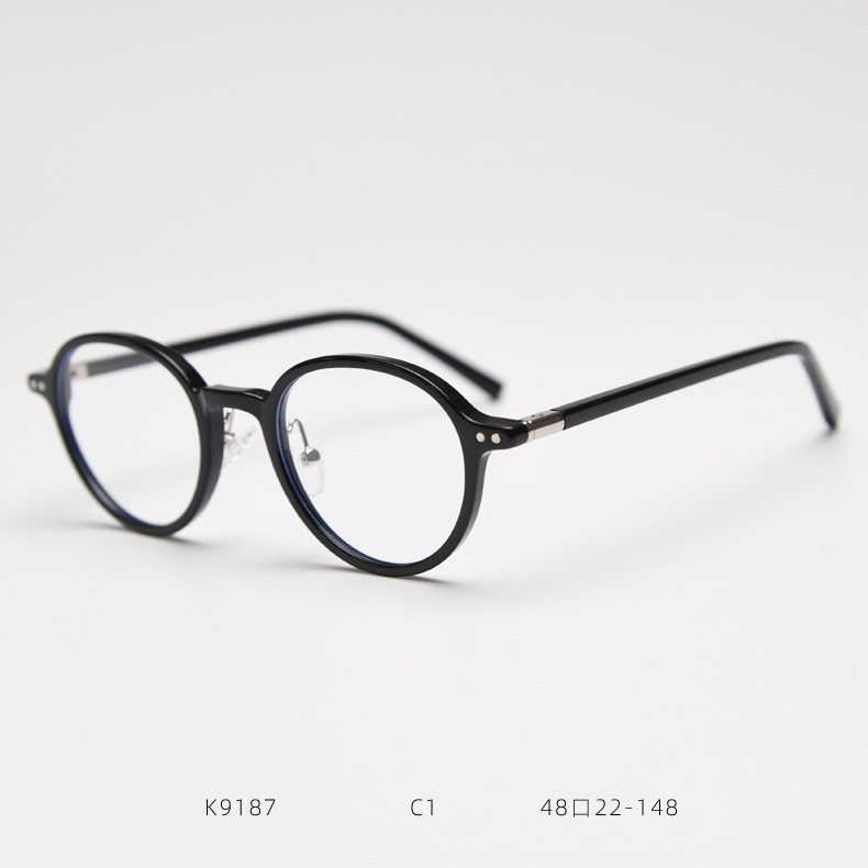 Retro Tr90 Round Prescription Glasses Frame For Men And Women_voghion.com