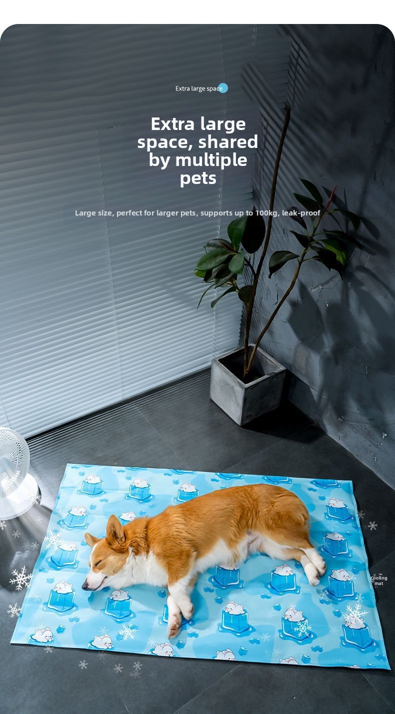 Pet Cooling Mat For Dogs And Cats Soft Summer Bed For Pets_voghion.com