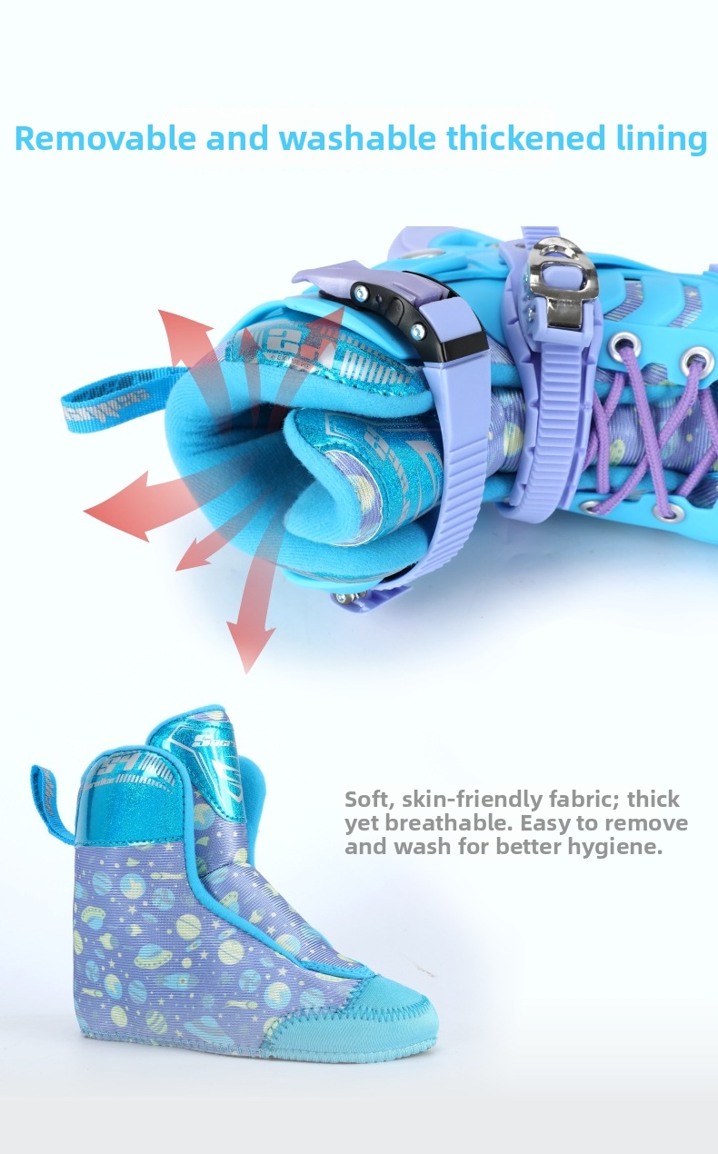 Verstellbare Rollschuhe Mit Bremse Für Professionelles Training_voghion.com