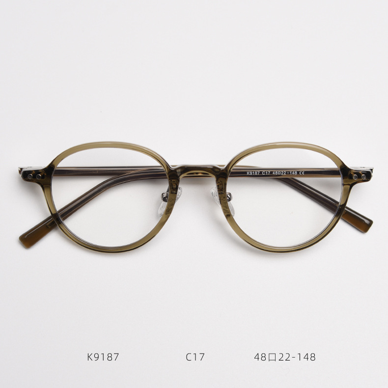 Retro Tr90 Round Prescription Glasses Frame For Men And Women_voghion.com
