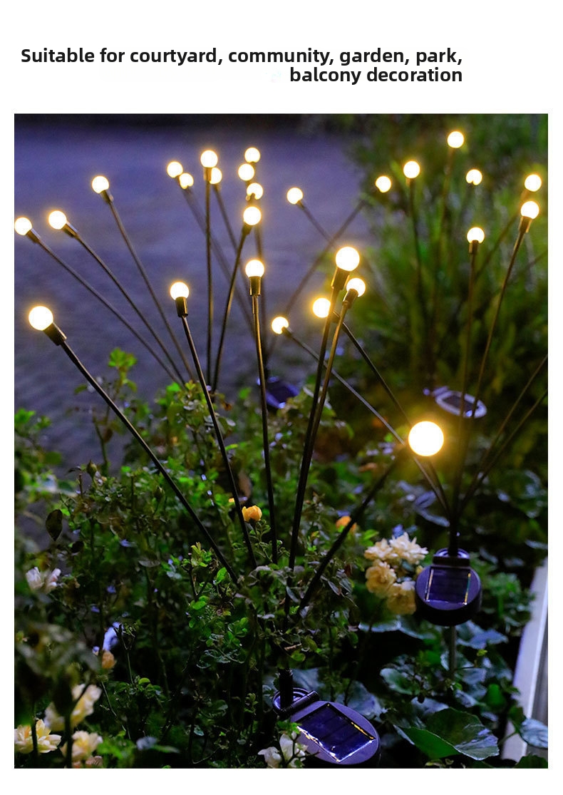 Solar Firefly Light For Garden Waterproof Led Outdoor Lamp_voghion.com