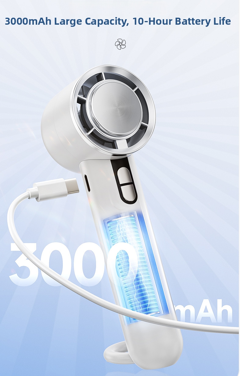 Handheld Fan High-speed Portable Usb Rechargeable Mini Electric Fan_voghion.com