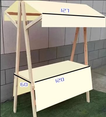 쌀 흰색 접이식 크기 127*60*200 높음