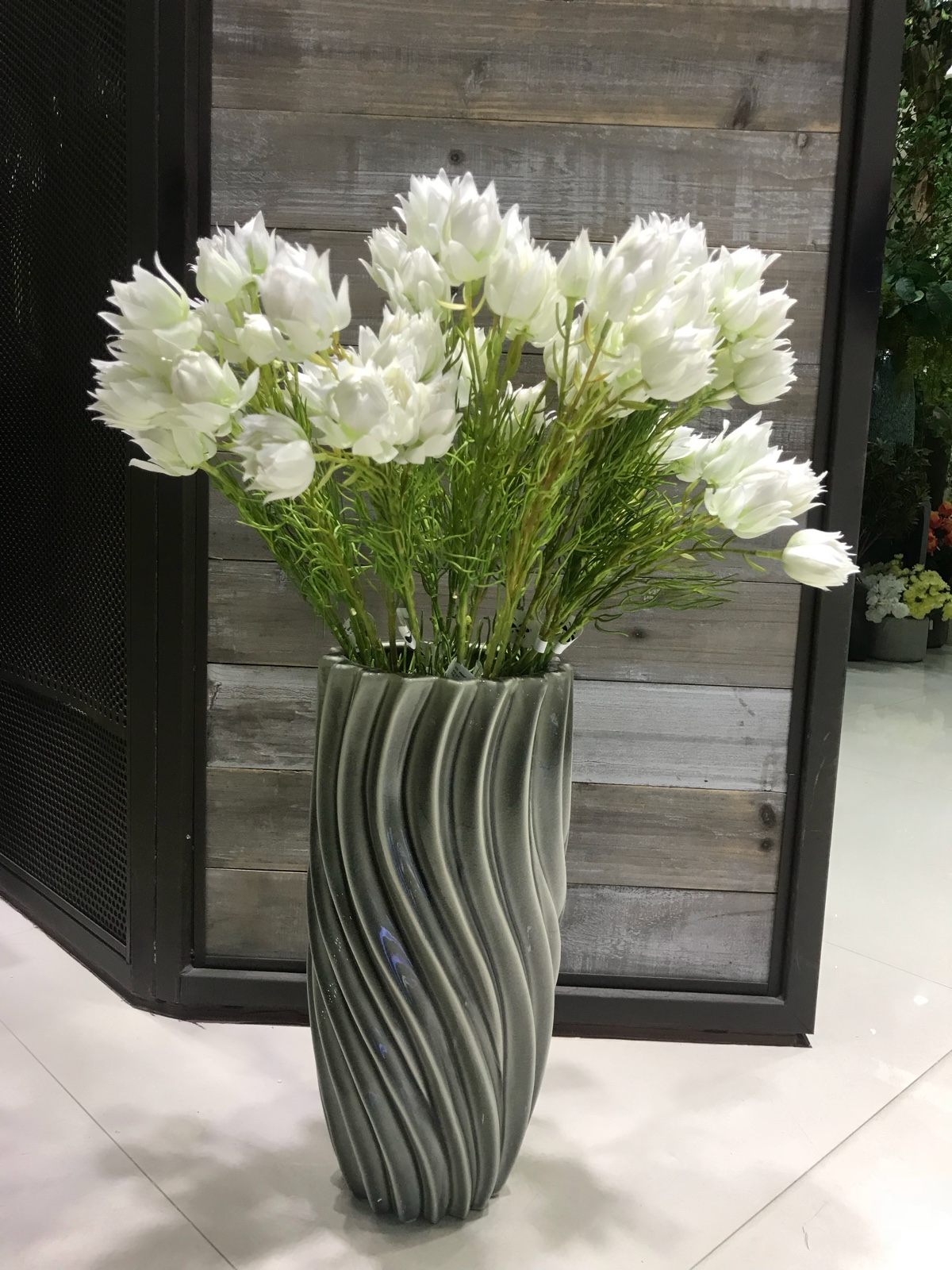 Artificial Six-head Snow Lotus American Modern Living Room Home Decoration Model Room Floriculture Desktop Fake Flower Decoration