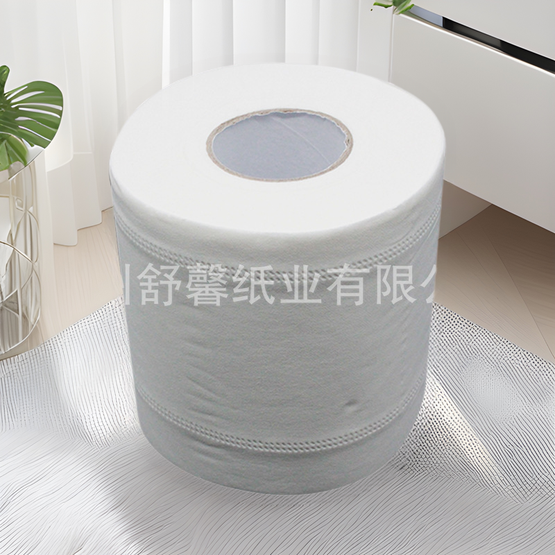 Foreign trade wooden paddle small roll paper 3 layers 140g toilet paper roll paper household affordable toilet roll paper hand paper wholesale