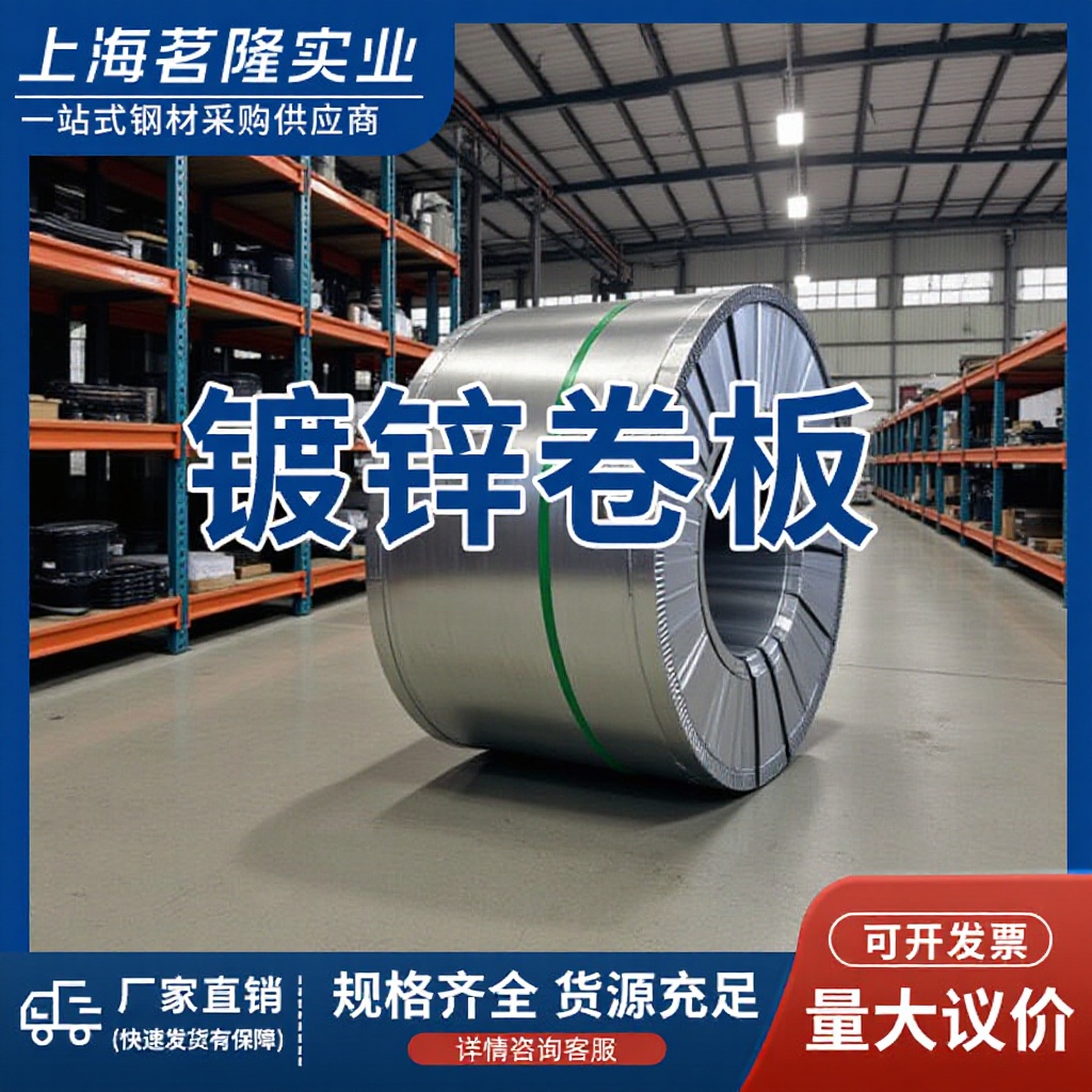 供应镀锌卷板镀锌钢卷规格齐全可加工性镀锌钢卷DX54D