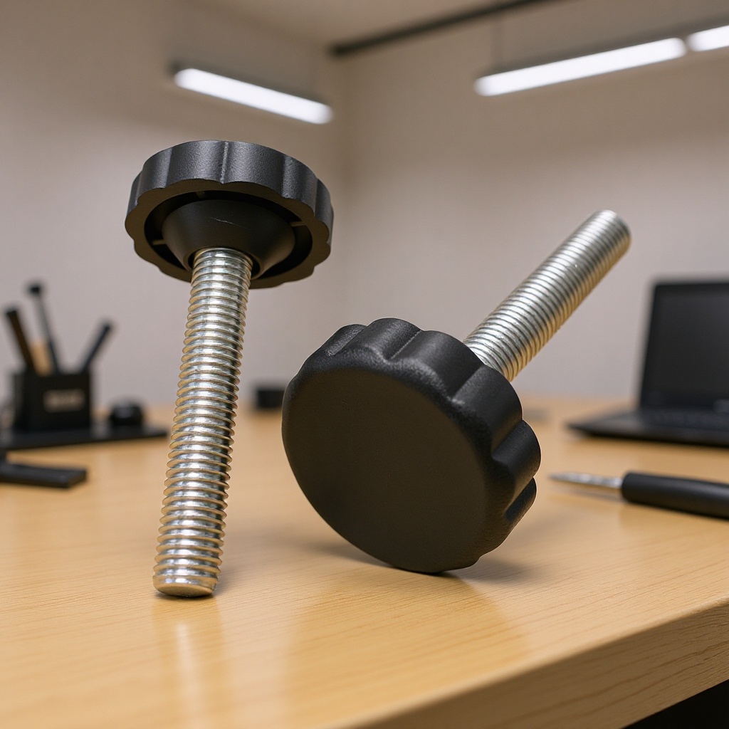 机械手柄螺丝  m6胶头手柄螺丝  环保手柄螺丝厂家