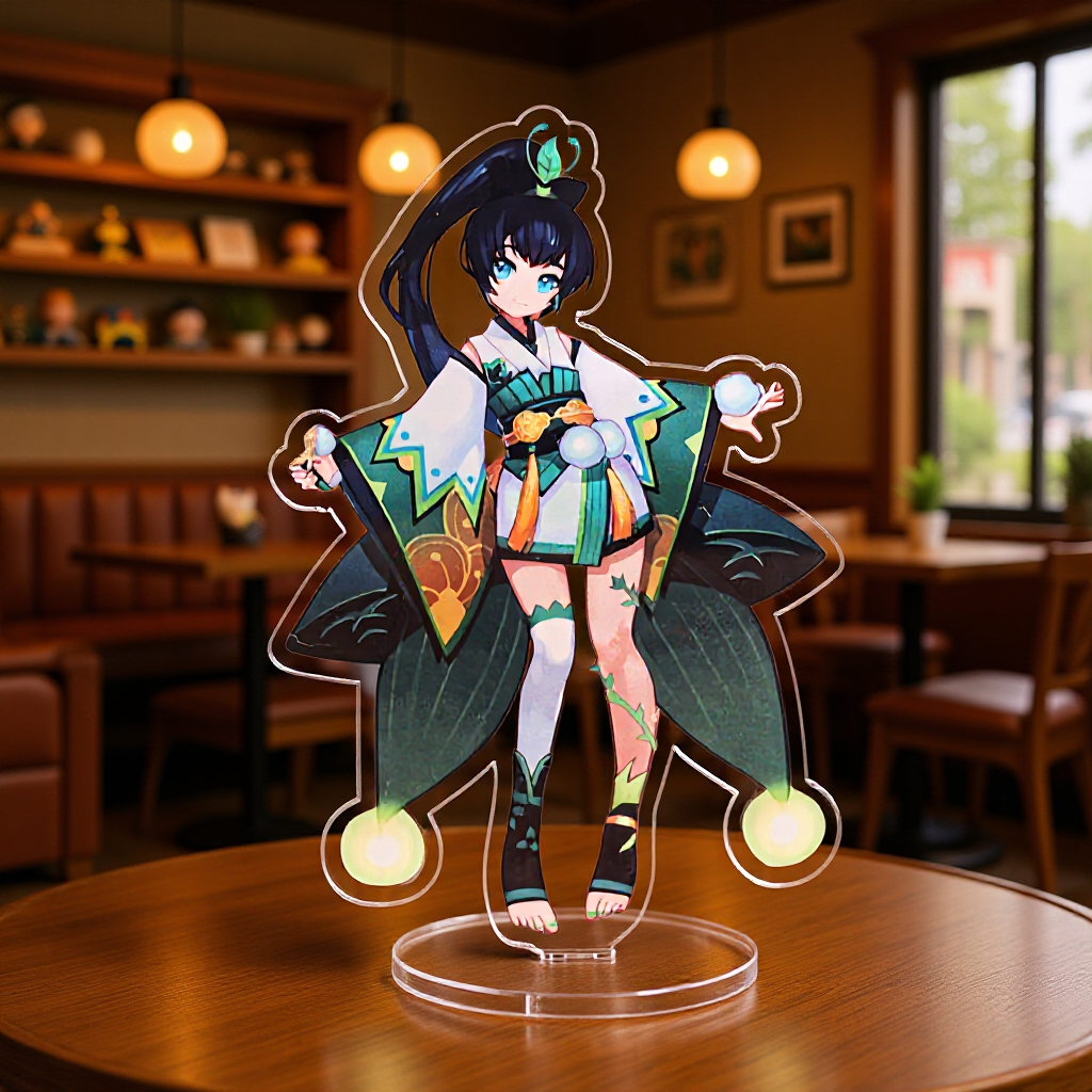 亚克力日本动漫卡通人形摆件 亚加力UV印刷工艺礼品立牌生产工厂